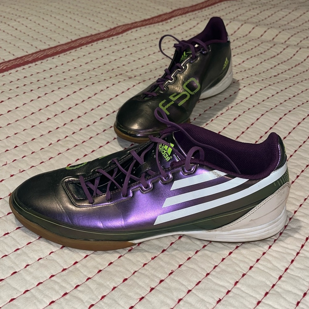 adidas F30 Adizero Indoor Soccer Shoes Men’s Size 9 US Chameleon Messi Rare